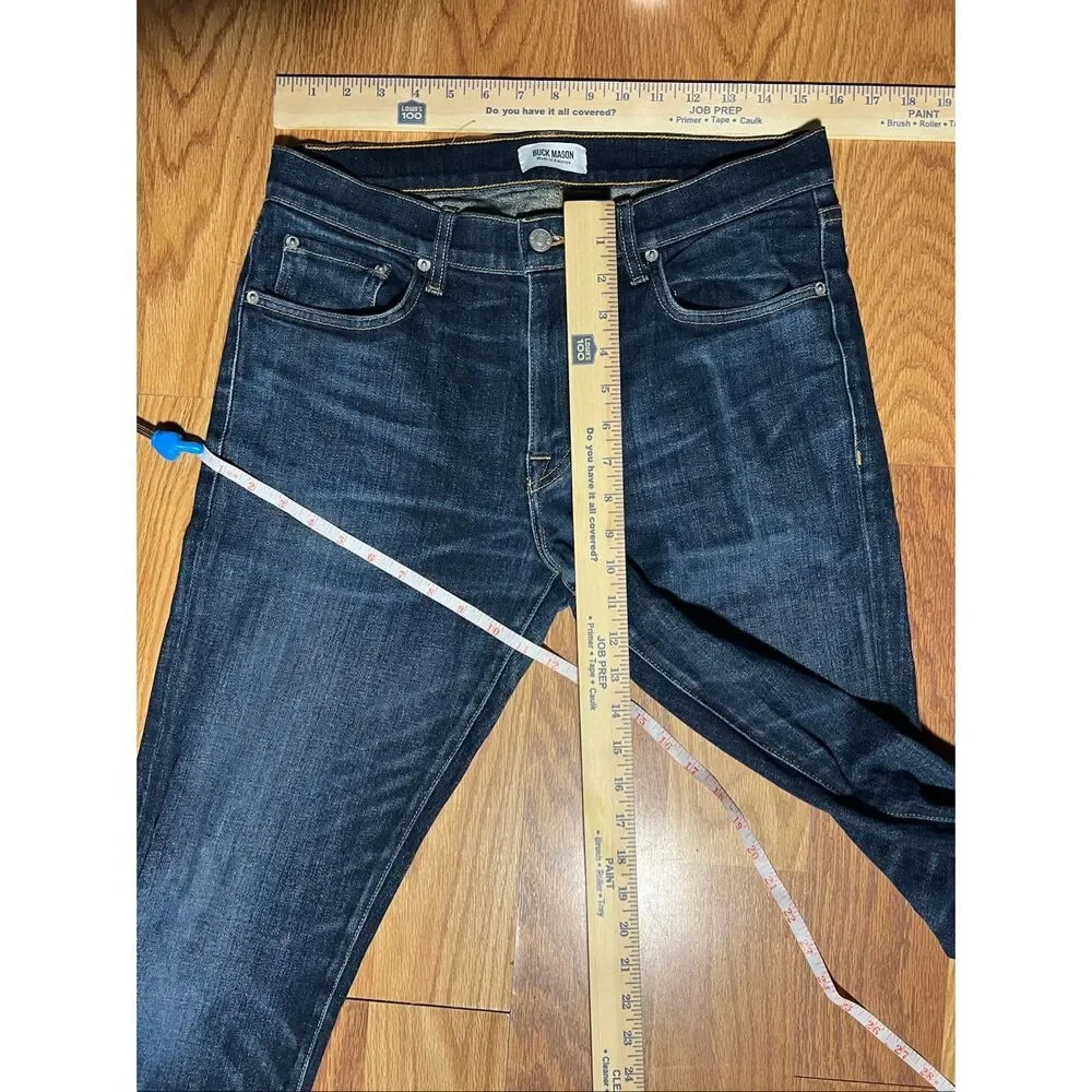 Buck Mason Men’s Standard Fit USA Made Stretch Jeans 31x32